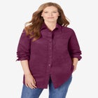 Soft Faux Suede Shirt image number null