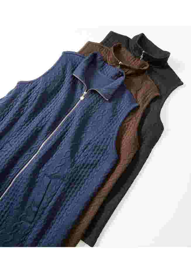 Zip-Front Cable Vest image number 4