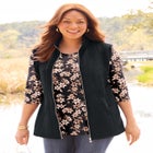 Zip-Front Cable Vest image number null