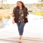 Zip-Front Cable Vest image number null