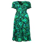 V-Neck Tiered Midi Dress image number null