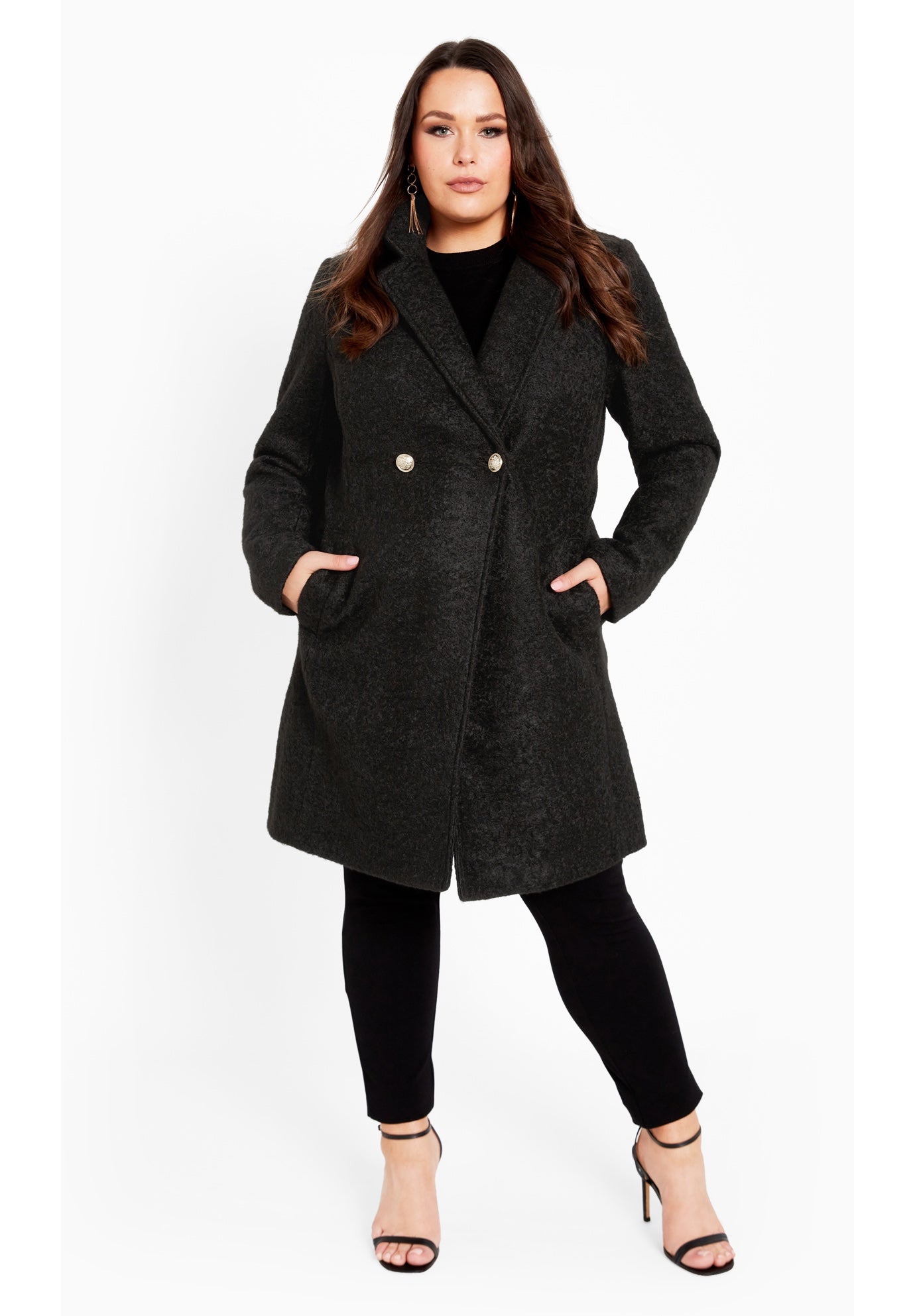 Estelle Double Button Collared Coat image number 0
