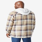 Removable Hooded Shirt Jacket image number 1