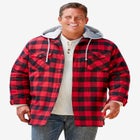 Removable Hooded Shirt Jacket image number 4