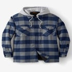 Removable Hooded Shirt Jacket image number 0