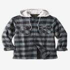 Removable Hooded Shirt Jacket image number 0