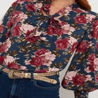 Tie Neck Blouse image number null