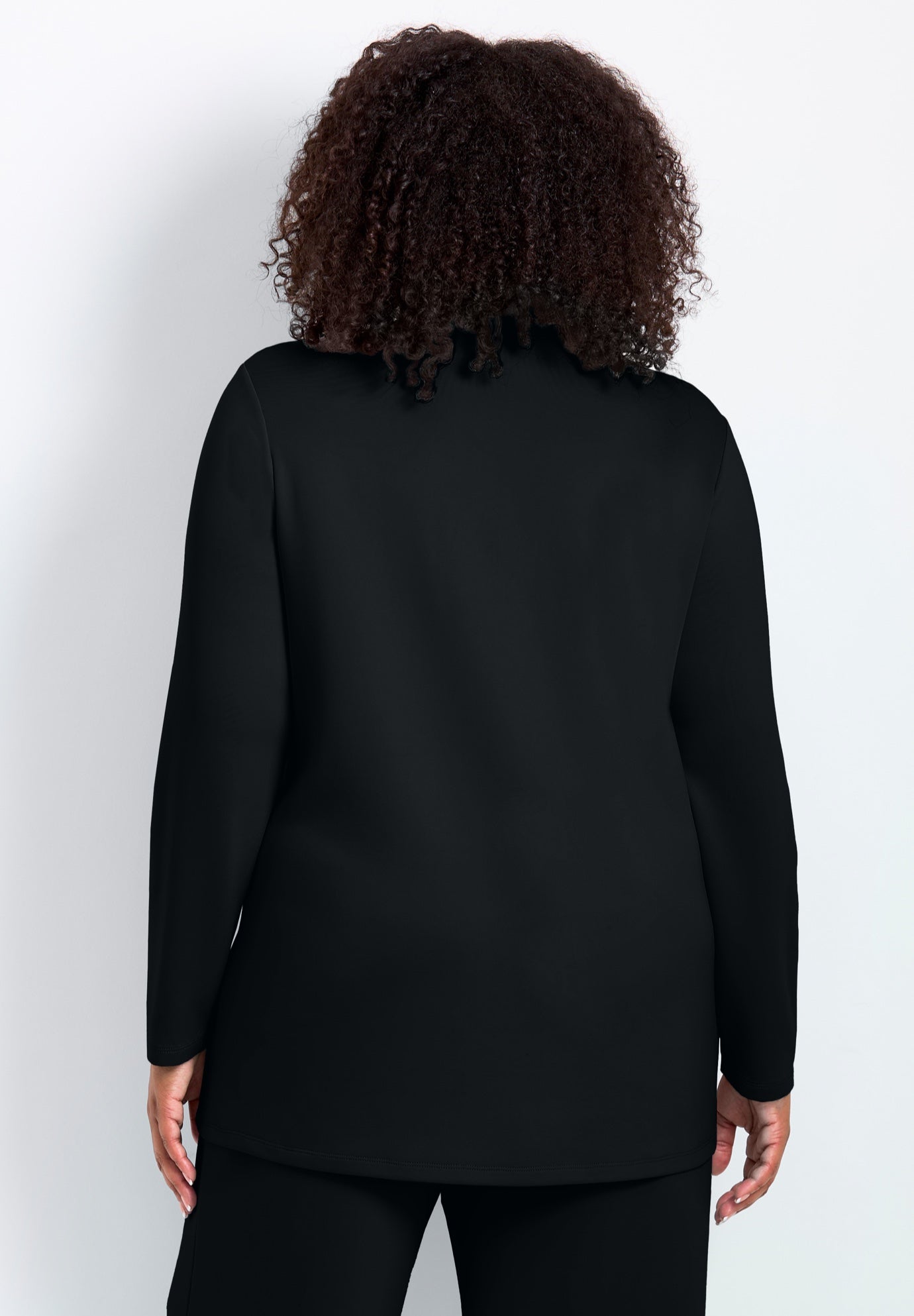 Seamed Mock Neck Tunic image number 1