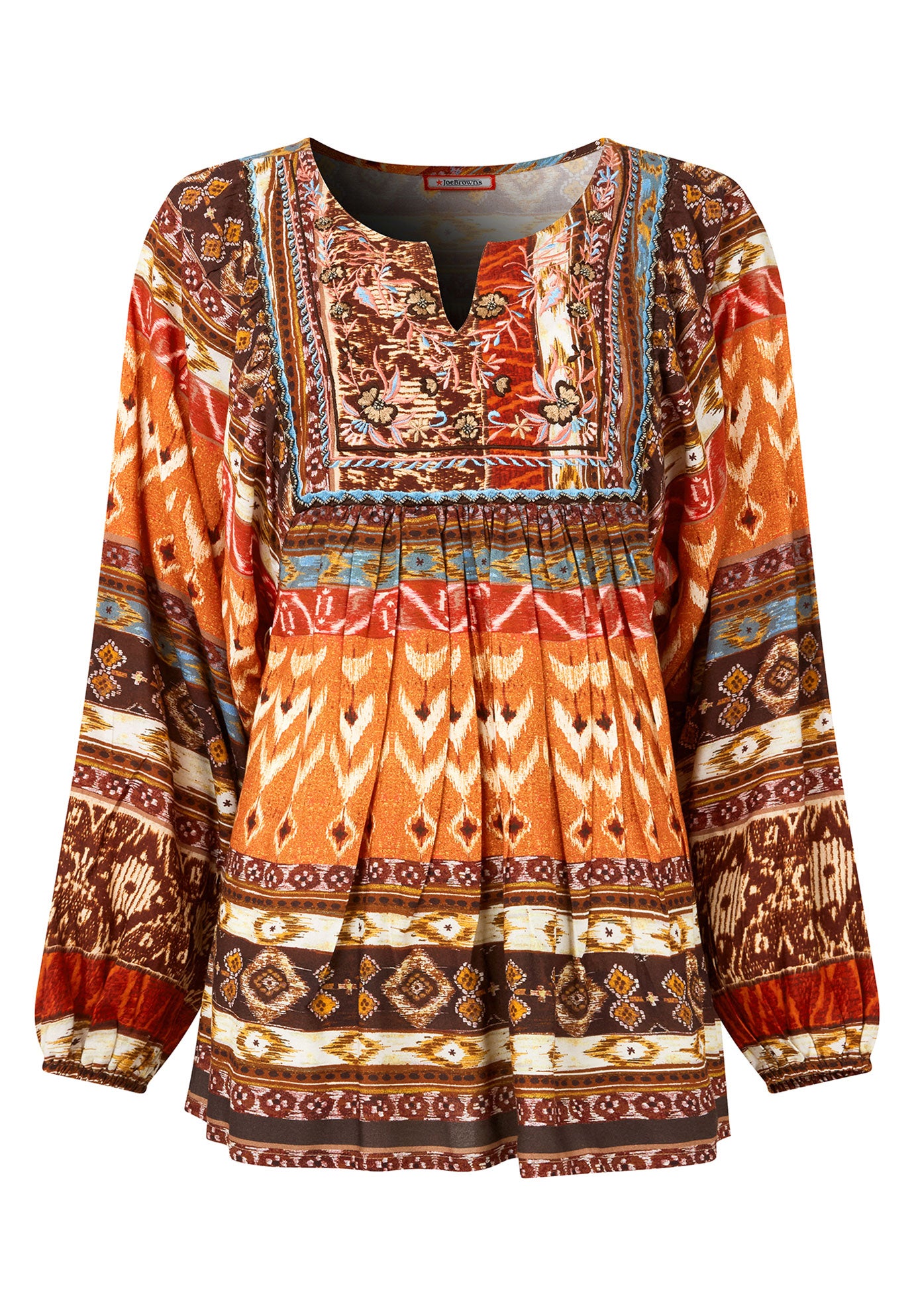 Blouson Sleeve Beaded Tunic image number 3