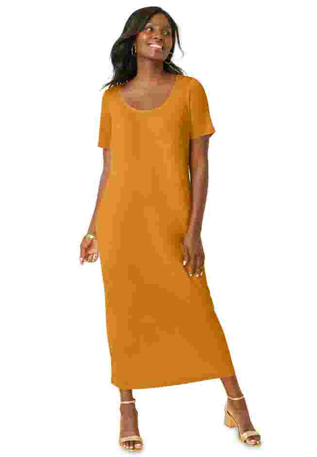 2-Piece Stretch Knit Duster Set image number 2