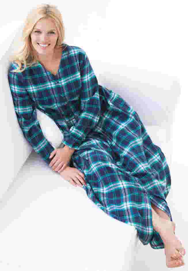 Flannel Plaid Lounger  image number 4