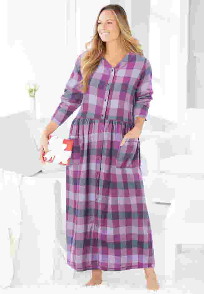 Flannel Plaid Lounger  image number 0