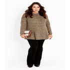 Tia Curved Hem Tunic Sweater image number 1