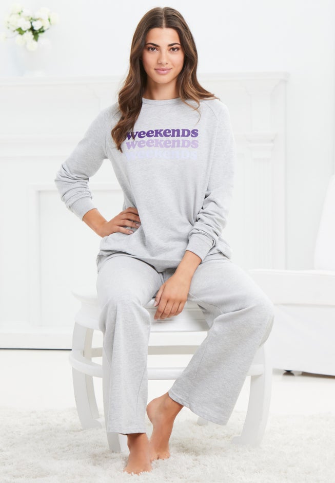 Dreams & Co.&reg; 2-Piece Sweatshirt Set image number 4
