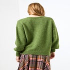 Cozy V-Neck Pullover Sweater image number 2