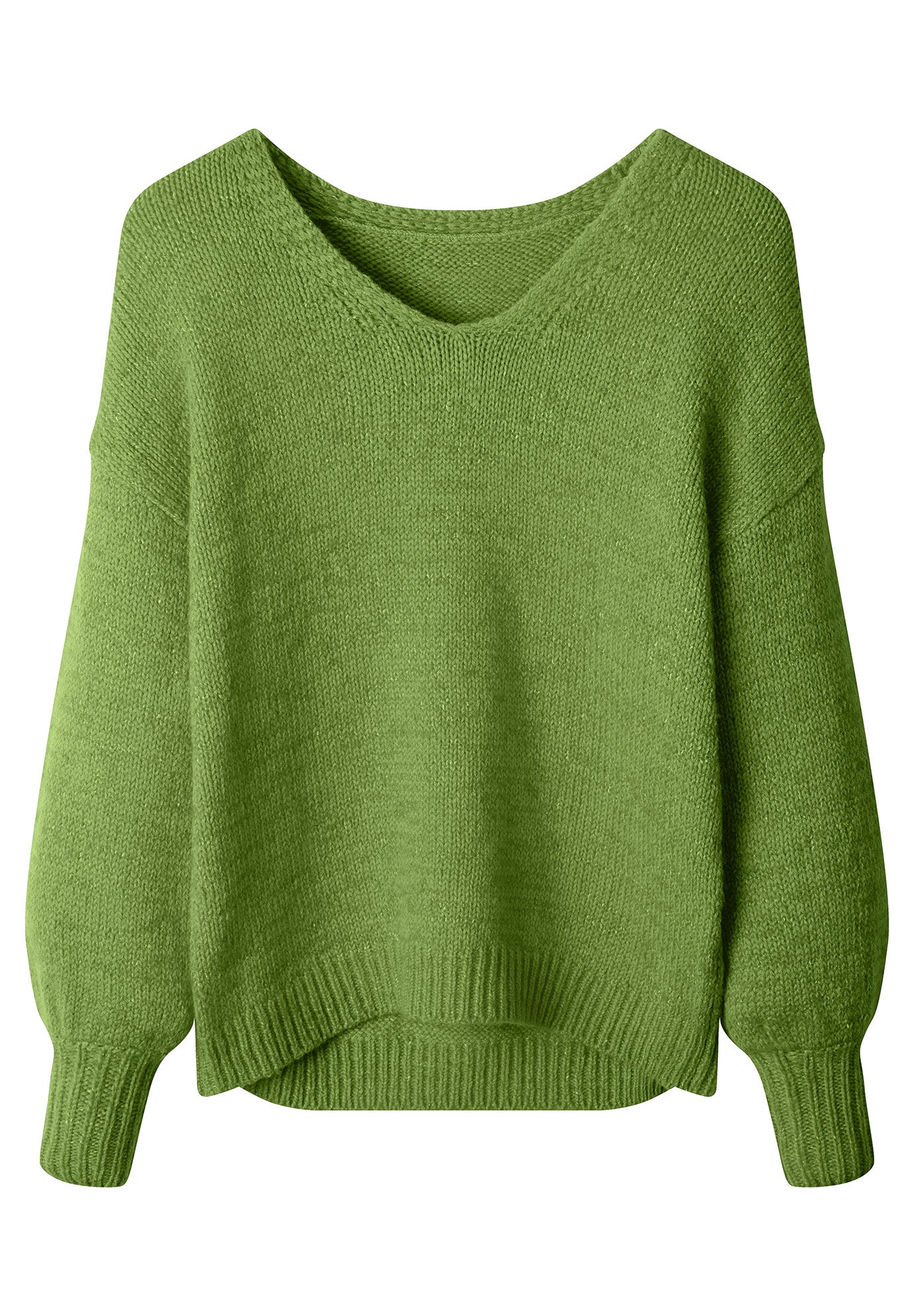 Cozy V-Neck Pullover Sweater image number 3