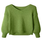 Cozy V-Neck Pullover Sweater image number 3