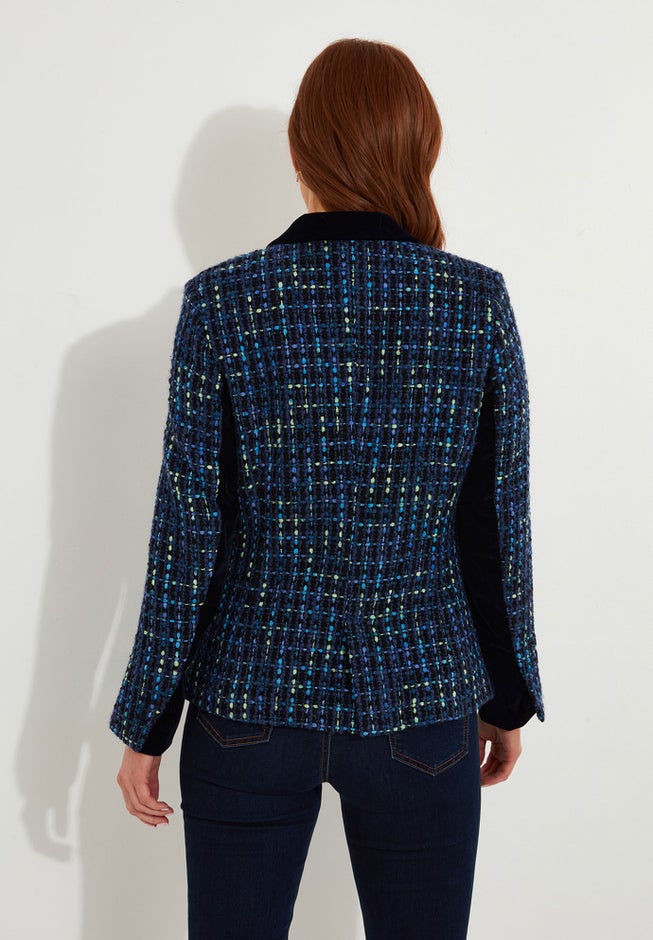 Single Breasted Tweed Blazer image number 1