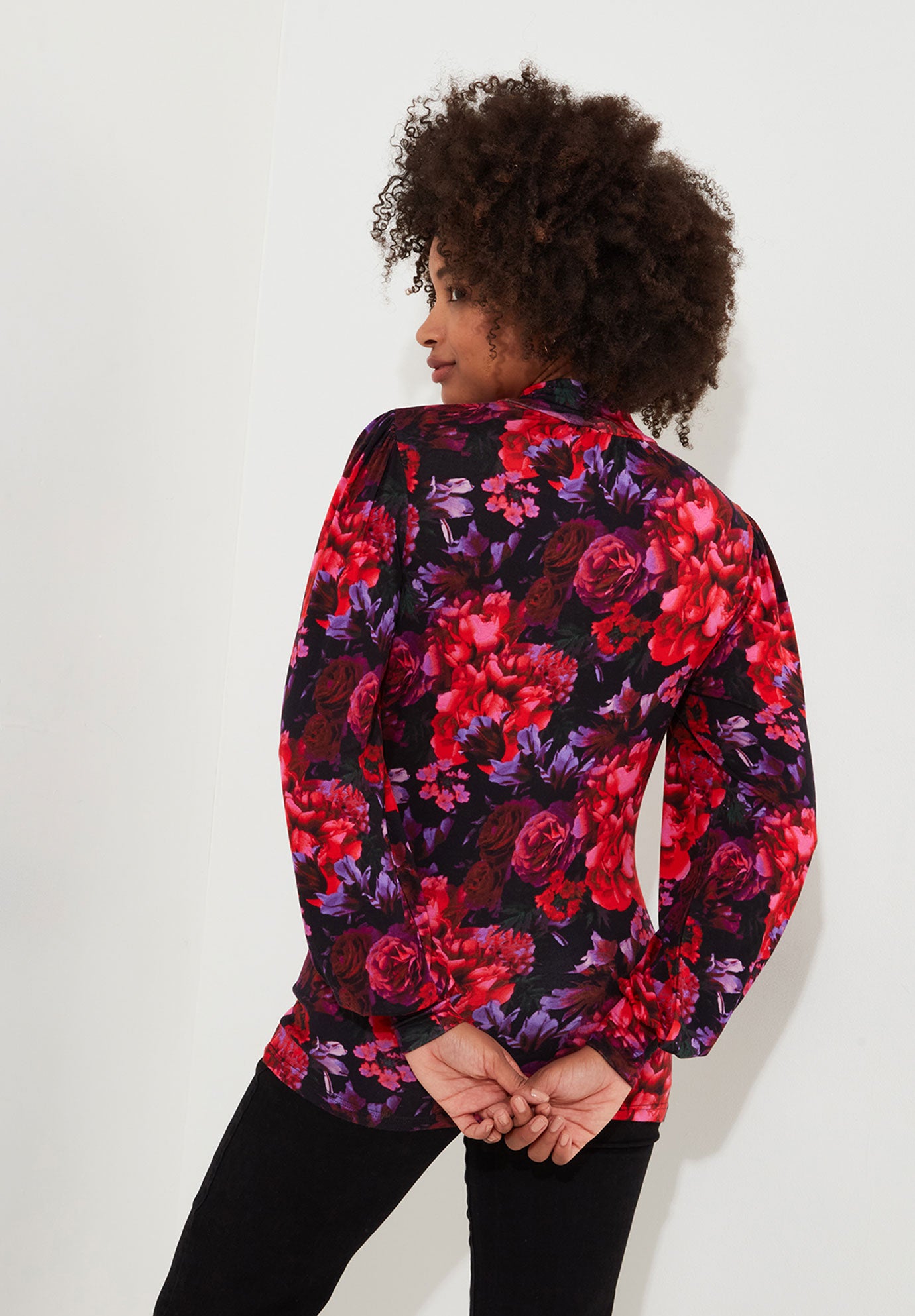 Stretch Knit Mockneck image number 2