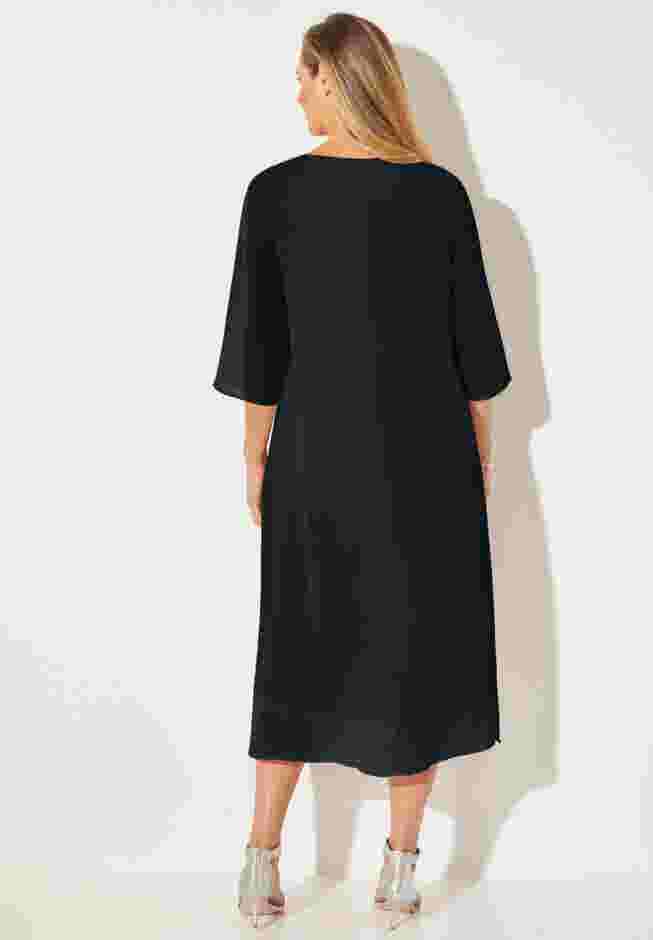 Midnight Dazzle Mesh Flyaway Dress image number 1