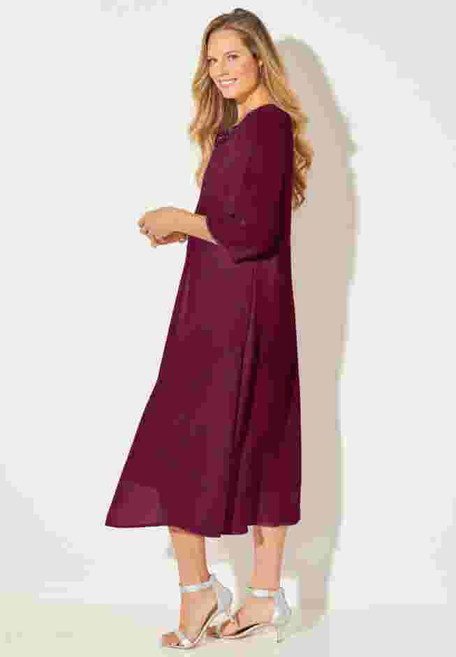 Midnight Dazzle Mesh Flyaway Dress image number 2
