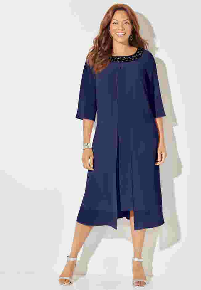 Midnight Dazzle Flyaway Dress image number 0