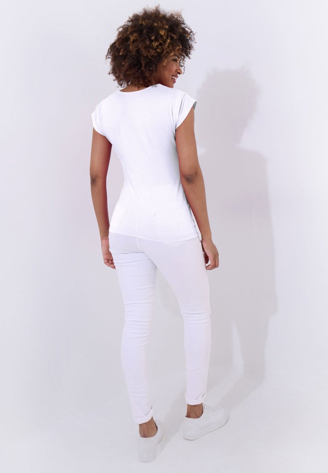 Stretch Knit Half Zip Tee image number null