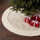 60"D. Embroidered Tree Skirt image number 0