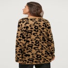 Animal Pattern Tunic Pullover image number null