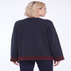 Boxy Color Block Pullover image number 1