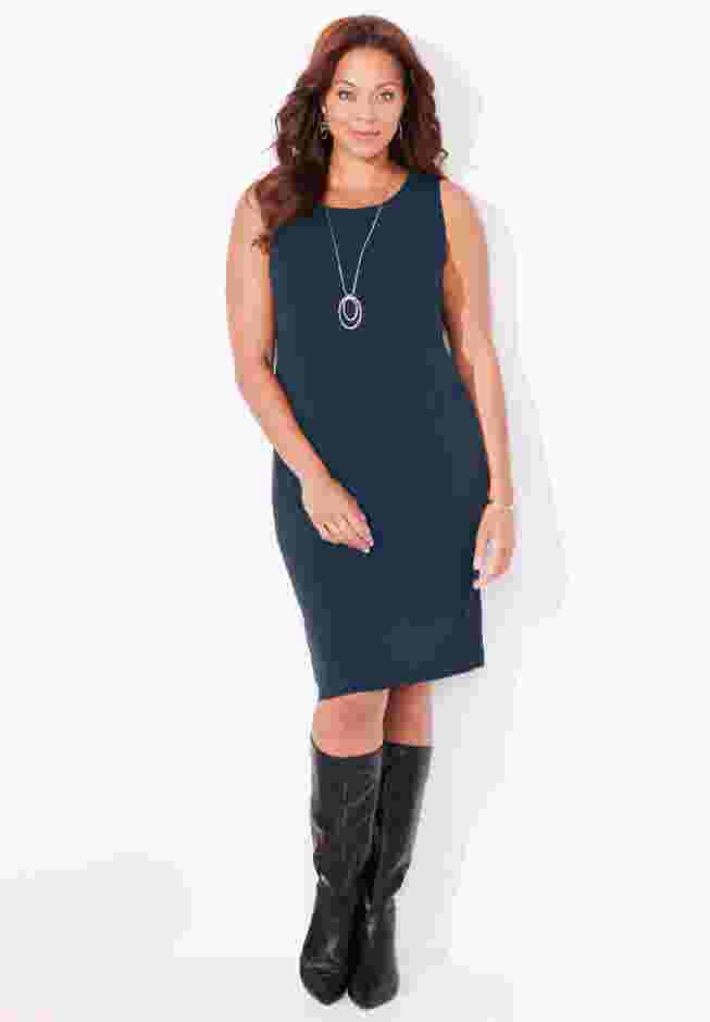 Chevron Shadow Jacket Dress image number 1