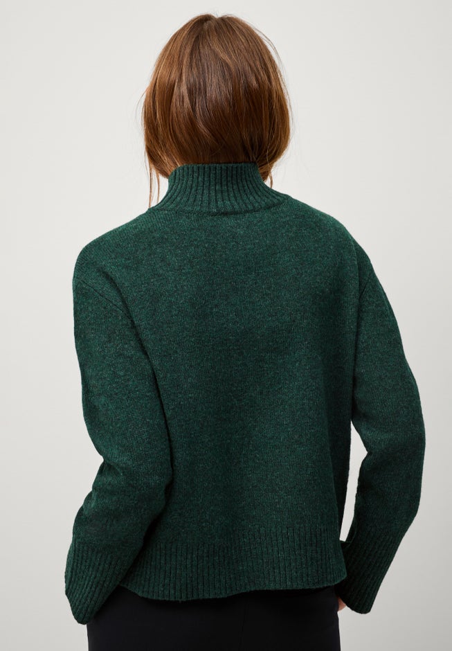 Boxy Mock Neck Pullover image number 2
