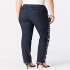 Plus Size Embellished Straight-Leg Jean image number 1