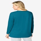 Satin Trim Sleep Tee image number null