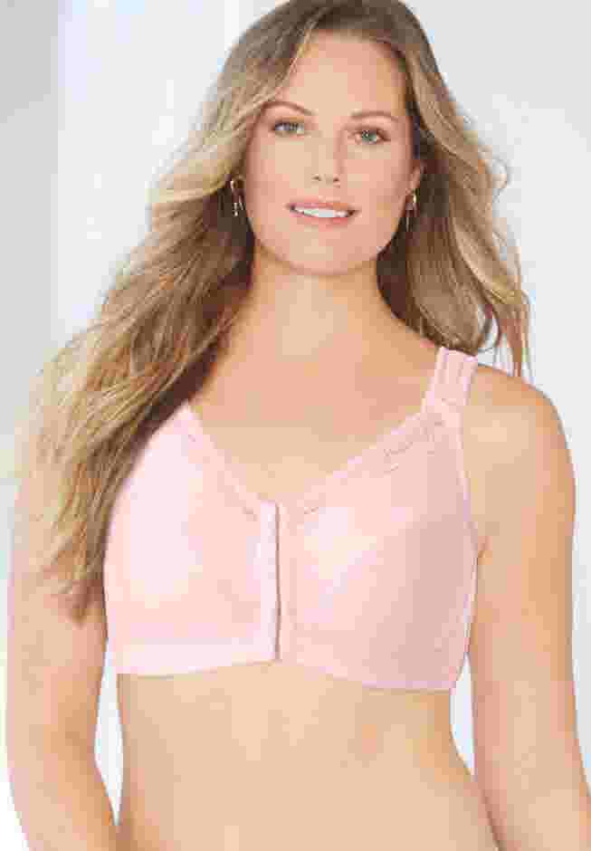 Front-Close Cotton Wireless Posture Bra image number 0
