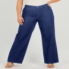 Plus Size Easy-Wear Wide Leg Jean image number 0
