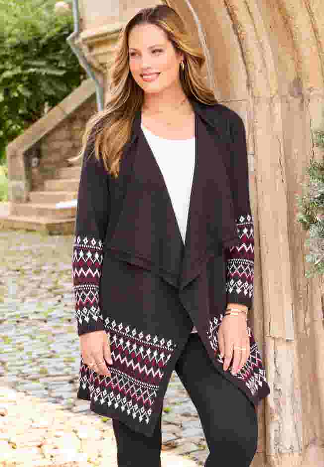 Fair Isle Cascade Cardigan image number 1