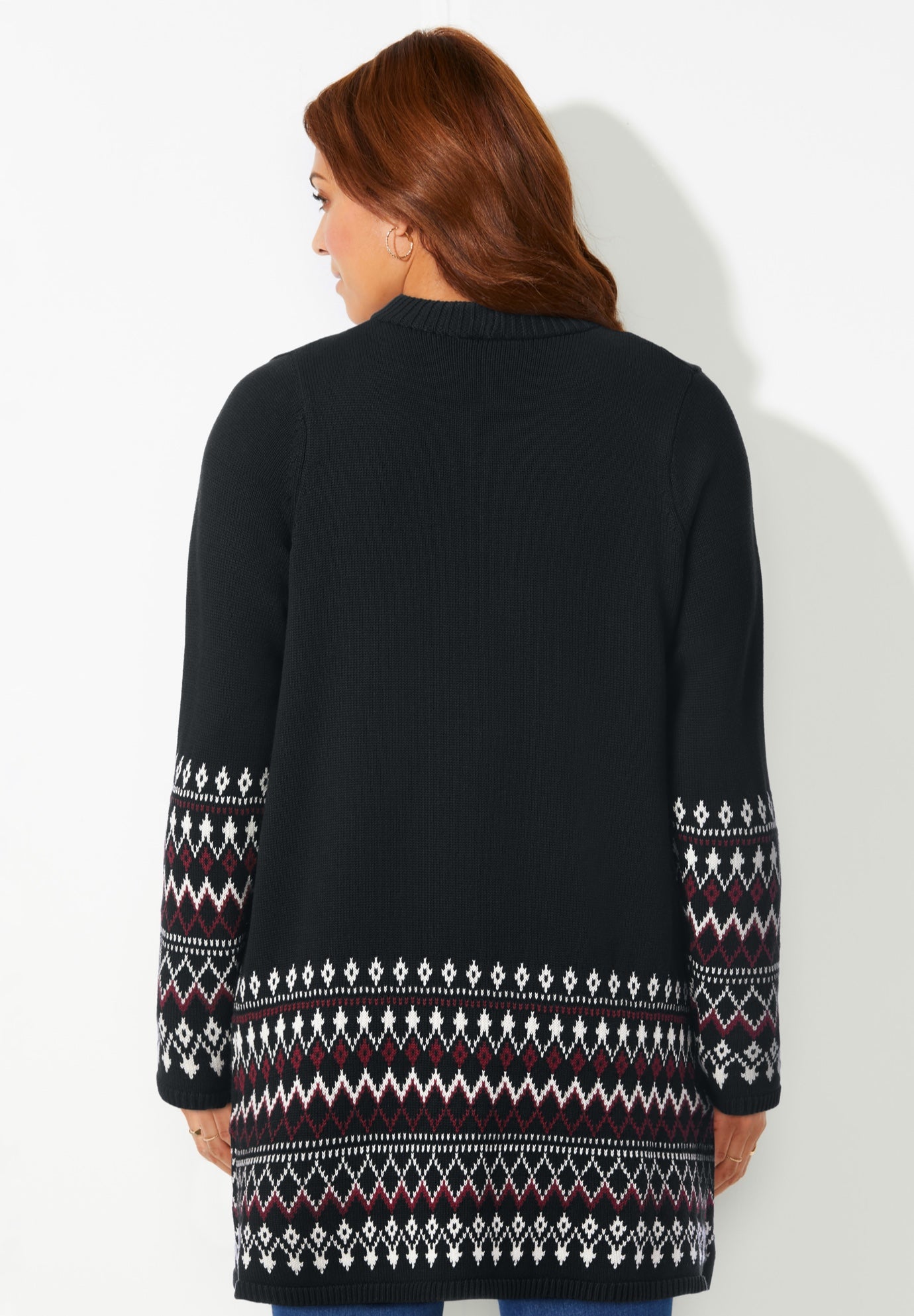 Fair Isle Cascade Cardigan image number 1