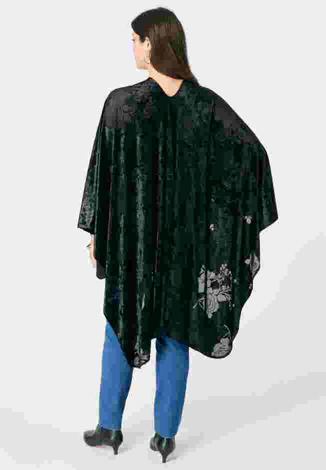 Floral Burnout Shawl image number 1