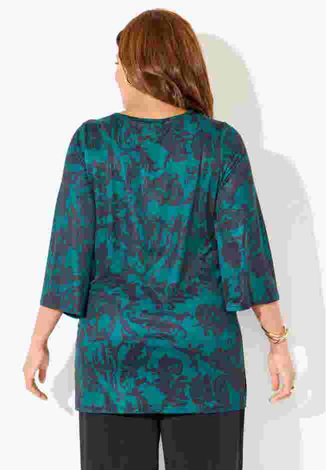 Dream Drape Embellished Kurta Tunic image number 2