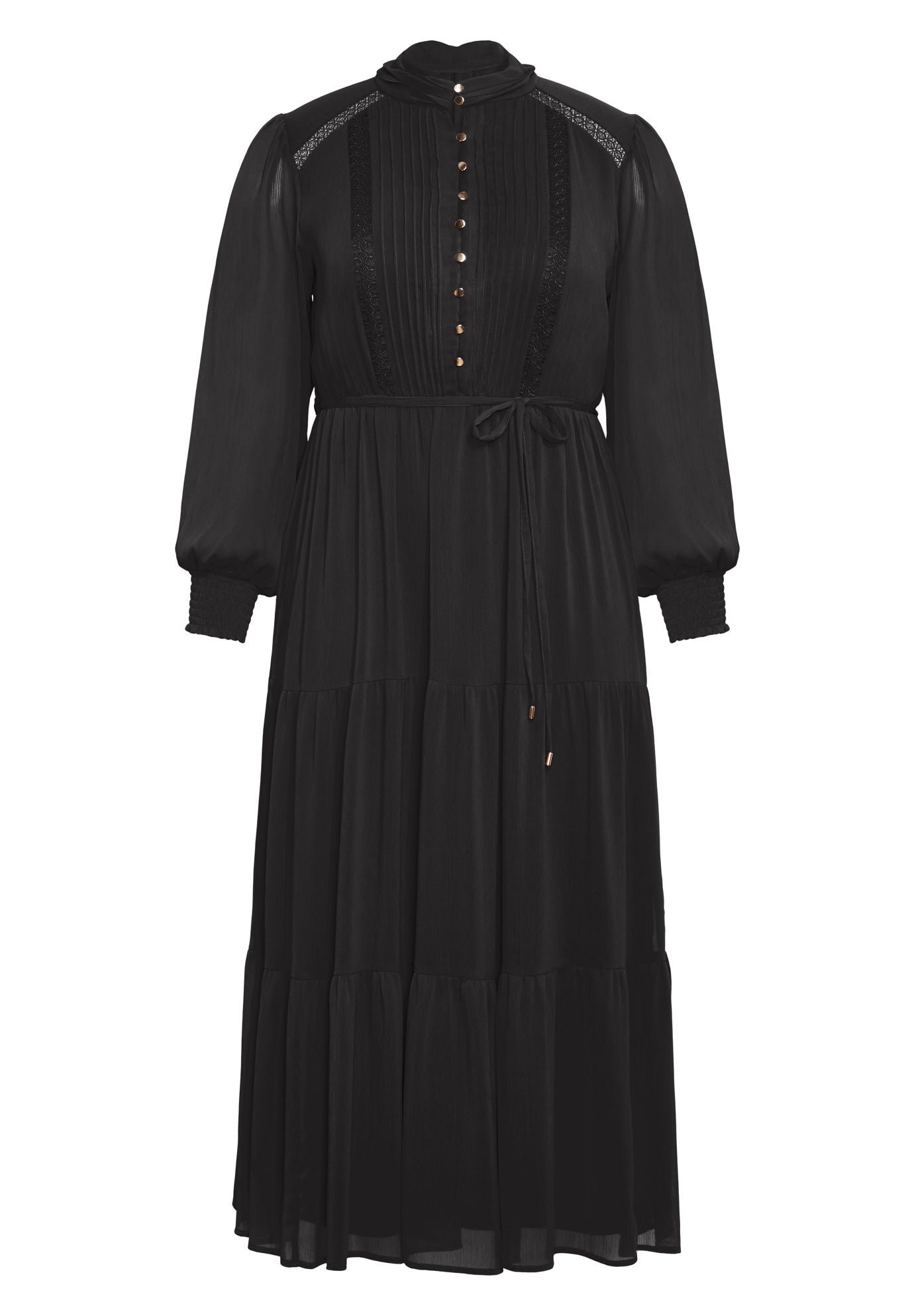 Jasmine Long Sleeve Tiered Maxi Dress image number 3