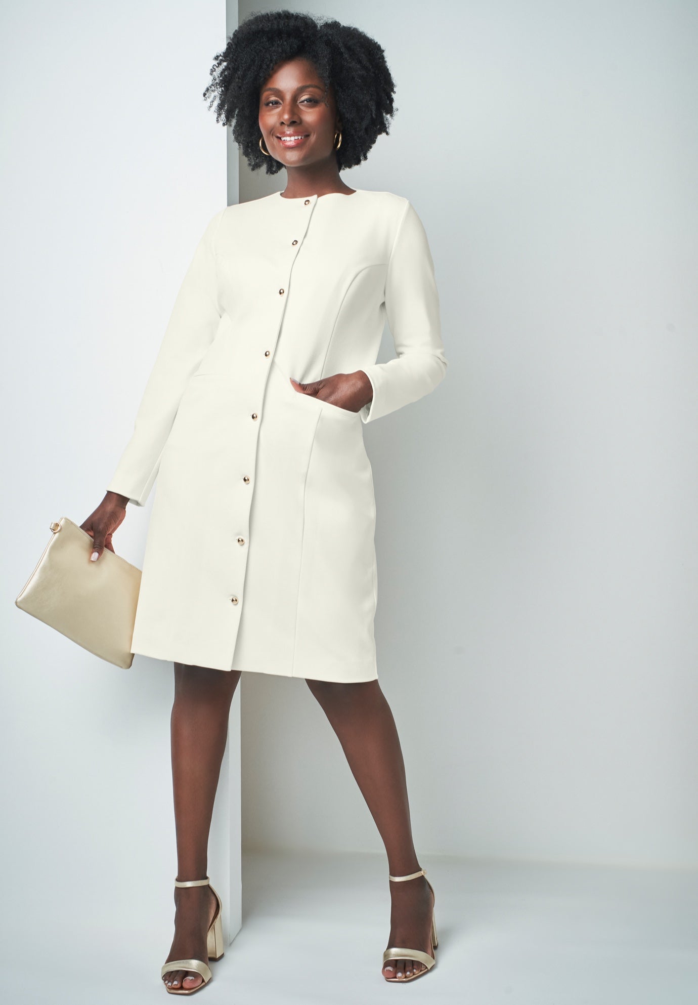 Single Breasted Jacket Dress image number 0