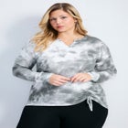 Skylar Tie Dye Hacci Top image number 0