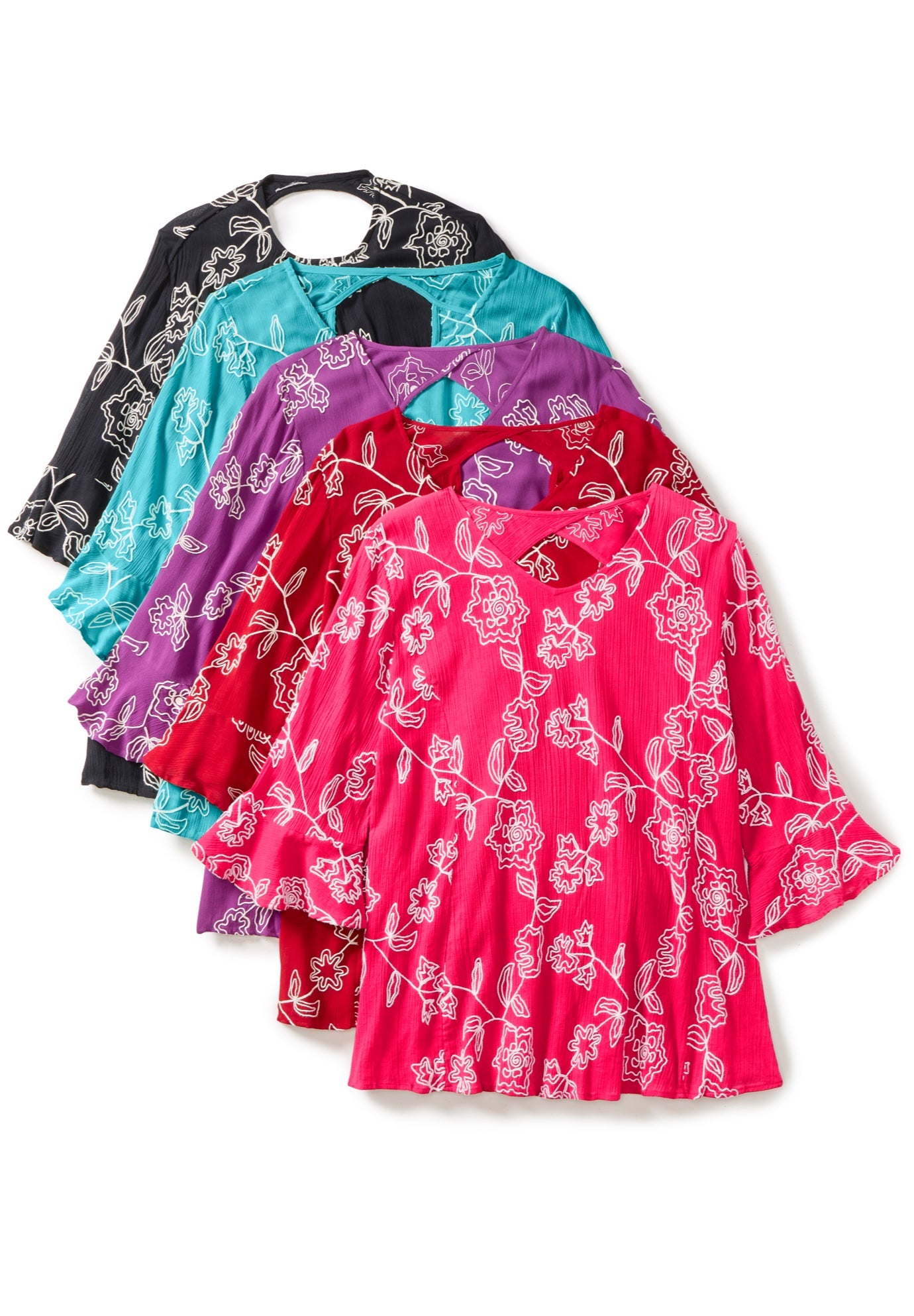 Embroidered Gauze Tunic image number 2