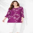 Embroidered Gauze Tunic image number null