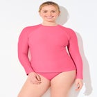Chlorine Resistant Quick-Dry Long Sleeve Swim Rash Guard image number null