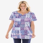 7-Day Notch-Neck Tunic image number null