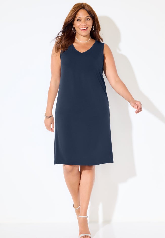 Mesh Flyaway Sheath Dress image number 3