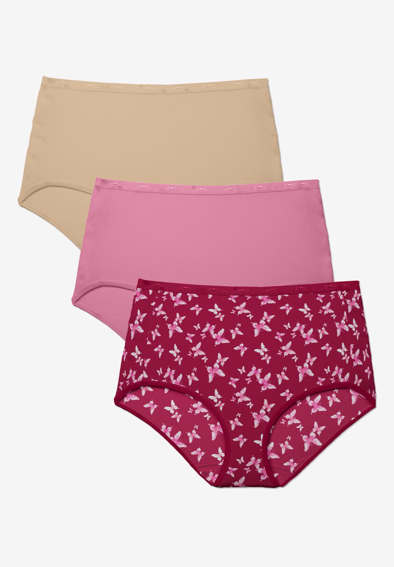 Full-Cut Cotton Spandex Brief 3-Pack image number 0