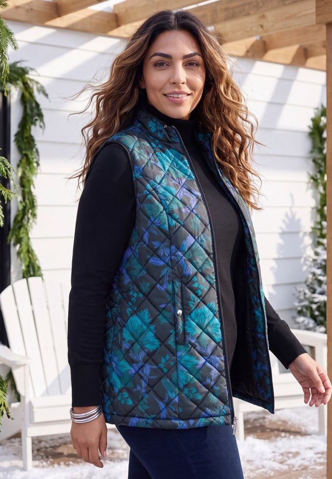 Quilted Puffer Vest image number 2